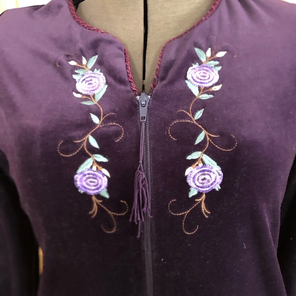 Vtg Vanity Fair Full Zip Housecoat - Picture 3 of 13